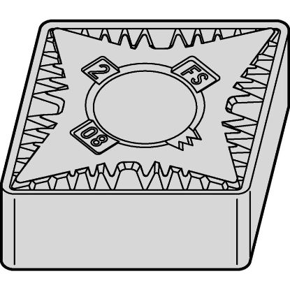 Picture of WIDIA/KENNAMETAL CNGG433FS WS10PT Insert 80.0° AlTiSiN 0.047 Corner Radius