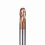 Picture of WIDIN DB734030-2.0 DIA 3MM SH 0.2362 LOC 0.1181 OAL 2.7559 End Mill Standard Flute Standard Helix Carbide AlTiN Single End Ball Nose Z-STAR