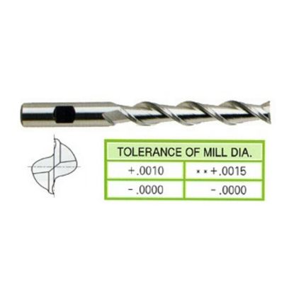 Picture of YG-1 19195 DIA 1-1/4 SH 1.2500 LOC 6.00 OAL 8.50 End Mill Standard Flute Standard Helix HSS Uncoated Single End Square Sharp General Purpose