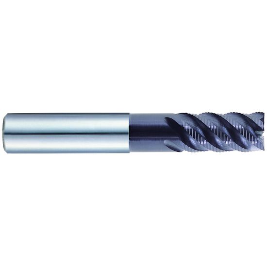Picture of YG-1 95105 DIA 5/8 SH 0.6250 LOC 1.2500 OAL 4.00 End Mill Carbide TiAlN Single End Square Sharp J-Power