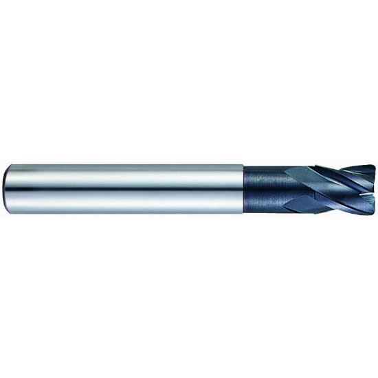 Picture of YG-1 EIB05909 DIA 1/2 SH 0.50 LOC 1.50 OAL 4.00 End Mill Standard Flute Standard Helix Carbide Diamond Single End Corner Radius 0.0300 0.76MM D-Power