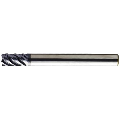 Picture of YG-1 EMB73060 DIA 6MM SH 0.2362 LOC 0.5118 OAL 2.2441 End Mill Standard Flute Variable Helix Carbide TiAlN Single End Square Sharp V7 Mill