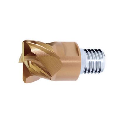 Picture of ZCC Q08-HMX-4R-1/2"R080 DIA 1/2 SH T08 LOC 0.2760 OAL 0.6700End Mill,Replacable Head Standard Flute Variable Helix Carbide TiAlN Single End Corner Radius 0.0800 2.03MM Z-PERFECT