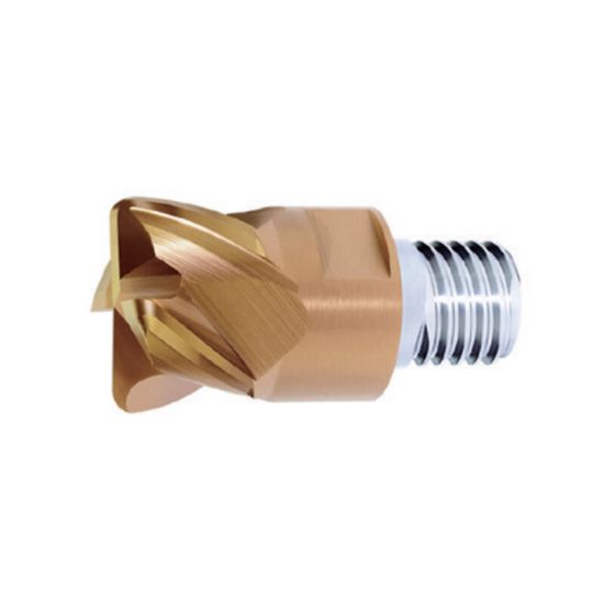 Picture of ZCC Q08-HMX-4R-1/2"R080 DIA 1/2 SH T08 LOC 0.2760 OAL 0.6700End Mill,Replacable Head Standard Flute Variable Helix Carbide TiAlN Single End Corner Radius 0.0800 2.03MM Z-PERFECT