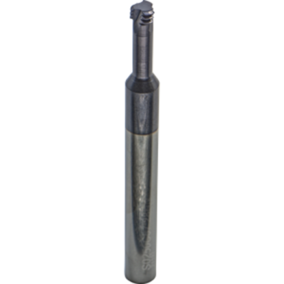 Picture of CARMEX MTS0250C57 28 UN Thread Mill 0.19 Dia 28.00TPI 0.57 Neck 2.50 OAL 3 Flute 2xD1 Internal AlTiN