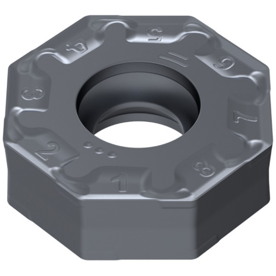 Picture of CERATIZIT OAKU 060508SR-M50 CTPP235 Milling Insert Octagonal 0.031 Corner Radius TiAlTaN