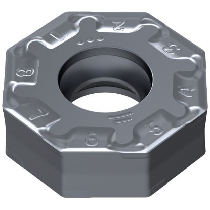 Picture of CERATIZIT OAKU 060508SR-M50 CTPM225 Milling Insert Octagonal 0.031 Corner Radius TiAlTaN