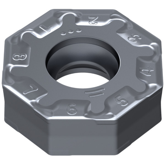 Picture of CERATIZIT OAKU 060508SR-M50 CTPM225 Milling Insert Octagonal 0.031 Corner Radius TiAlTaN
