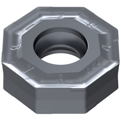 Picture of CERATIZIT OAKU 060508SR-F50 CTPM225 Milling Insert Octagonal 0.031 Corner Radius TiAlTaN