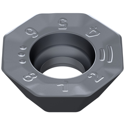 Picture of CERATIZIT OFHT 050410SN-M50 CTPM225 Milling Insert Octagonal 0.039 Corner Radius TiAlTaN