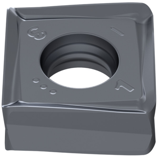 Picture of CERATIZIT SNHU09T308SR-F50 CTPM240 Milling Insert Square 0.031 Corner Radius TiAlTaN