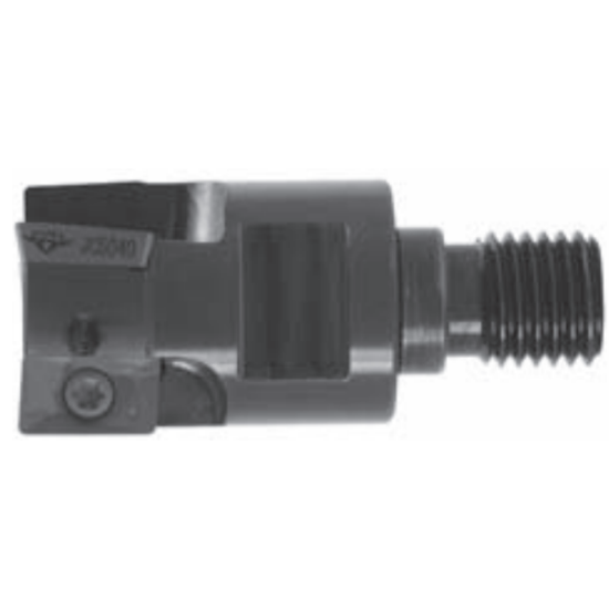 Picture of DIJET MIC-2125-M16 Milling Cutter 90.0° 1.250 Cutter Diameter Screw On M16 Shank 1.690 OAL 2 Flute