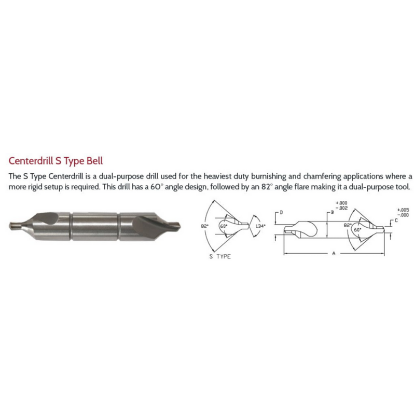 Picture of LINK 11-L2-068 11S3 Type LH DED HSS Center Drill