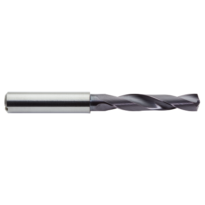 Picture of M.A. FORD 2XDCS1520A Carbide Drill Coolant Thru Carbide 140° - 142° 0.152 Dia 0.156 Shank 2.500 OAL 2 Flute 0.875 Flute Length Carbide AlTiN