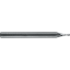 Picture of ROBBJACK SR-2-025-BN-A DIA 0.025 SH 0.1250 LOC 0.0750 OAL 1.50 End Mill Standard Flute Standard Helix Carbide AlTiN Single End Ball Nose