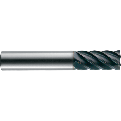Picture of ROBBJACK ST-646-32-A DIA 1 SH 1.00 LOC 2.50 OAL 5.00 End Mill Standard Flute Standard Helix Carbide AlTiN Single End Corner Radius 0.0120 0.30MM