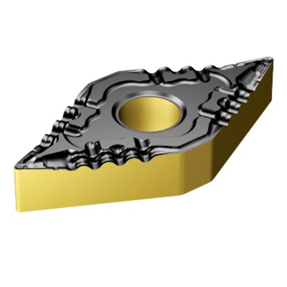 Picture of SANDVIK DNMG 432-PF 1515 Turning Insert 55.0° TiCN + Al2O3 + TiN Carbide 0.031 Corner Radius