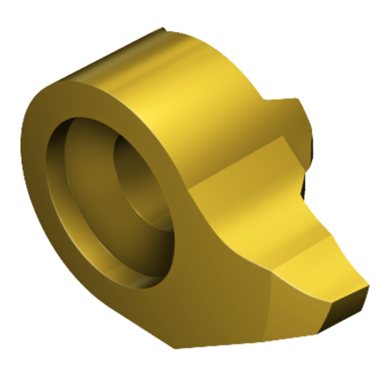 Picture of SANDVIK MB-07GX100-00-10R 1025 Grooving,Groove Turning Insert Replacable Head