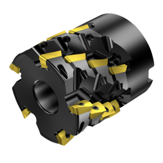 Picture of SANDVIK RA390-063R25-57L, CoroMill 390 Square Shoulder Milling Cutter, 2.500" Cutting Diameter