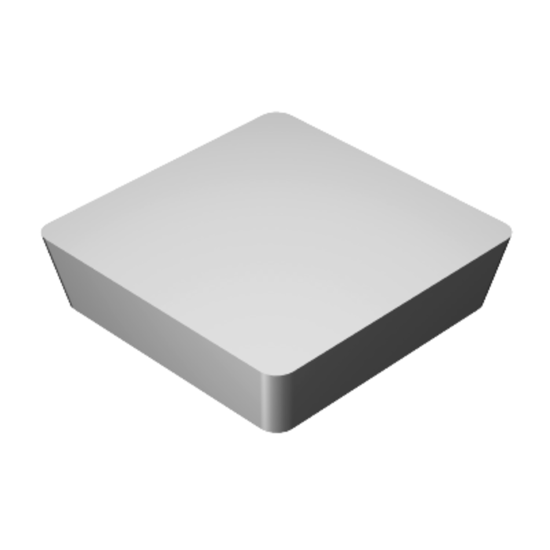 Picture of SANDVIK SPU 633 H13A Turning Insert Square Carbide 0.047 Corner Radius