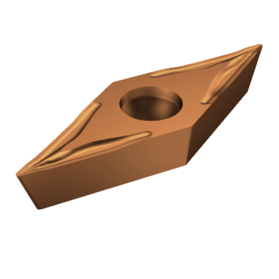 Picture of SANDVIK VCGT 2203-UM 1115 Turning Insert 35.0° TiAlN Carbide 0.004 Corner Radius