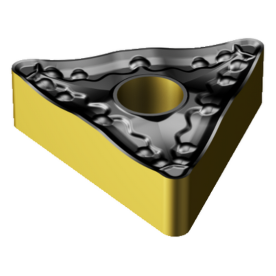 Picture of SANDVIK TNMM 434-PR 4325 Turning Insert Triangle TiCN + Al2O3 + TiN Carbide 0.062 Corner Radius