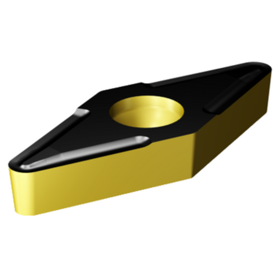 Picture of SANDVIK VBMT 2(1.5)1-UF 4315 Turning Insert 35.0° TiCN + Al2O3 + TiN Carbide 0.016 Corner Radius