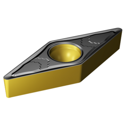 Picture of SANDVIK VBMT 331-PMC 4315 Turning Insert 35.0° TiCN + Al2O3 + TiN Carbide 0.016 Corner Radius