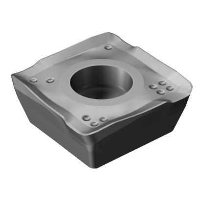 Picture of SANDVIK 490R-140408M-PL 1130 CoroMill 490 Insert; 90 degree shoulder Milling