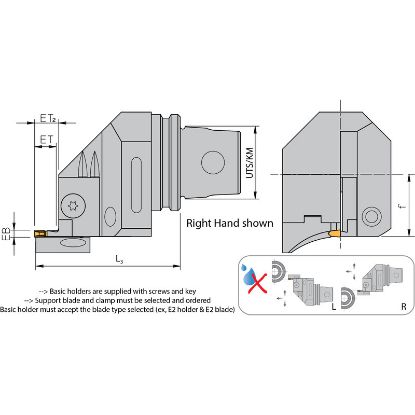 Picture of ARNO ROUSE UT63I-3-5 L Quick Change Clamp Down Left Hand